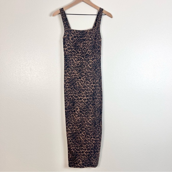 NWT Good American Leopard Print Bodycon - Picture 1 of 7